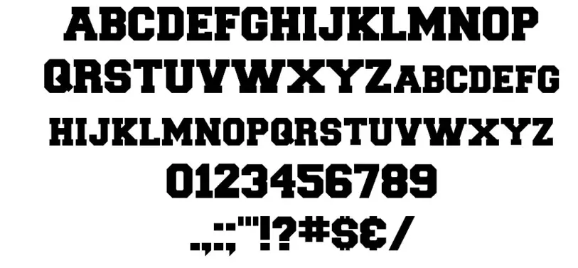 Collegiate Font