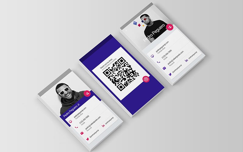 Material Design Business Cards