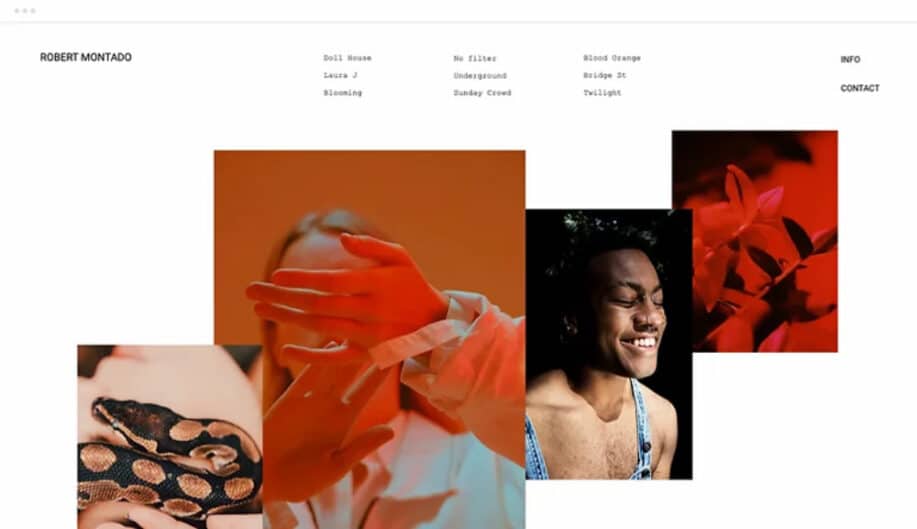 Photography Portfolio Template from Editor X