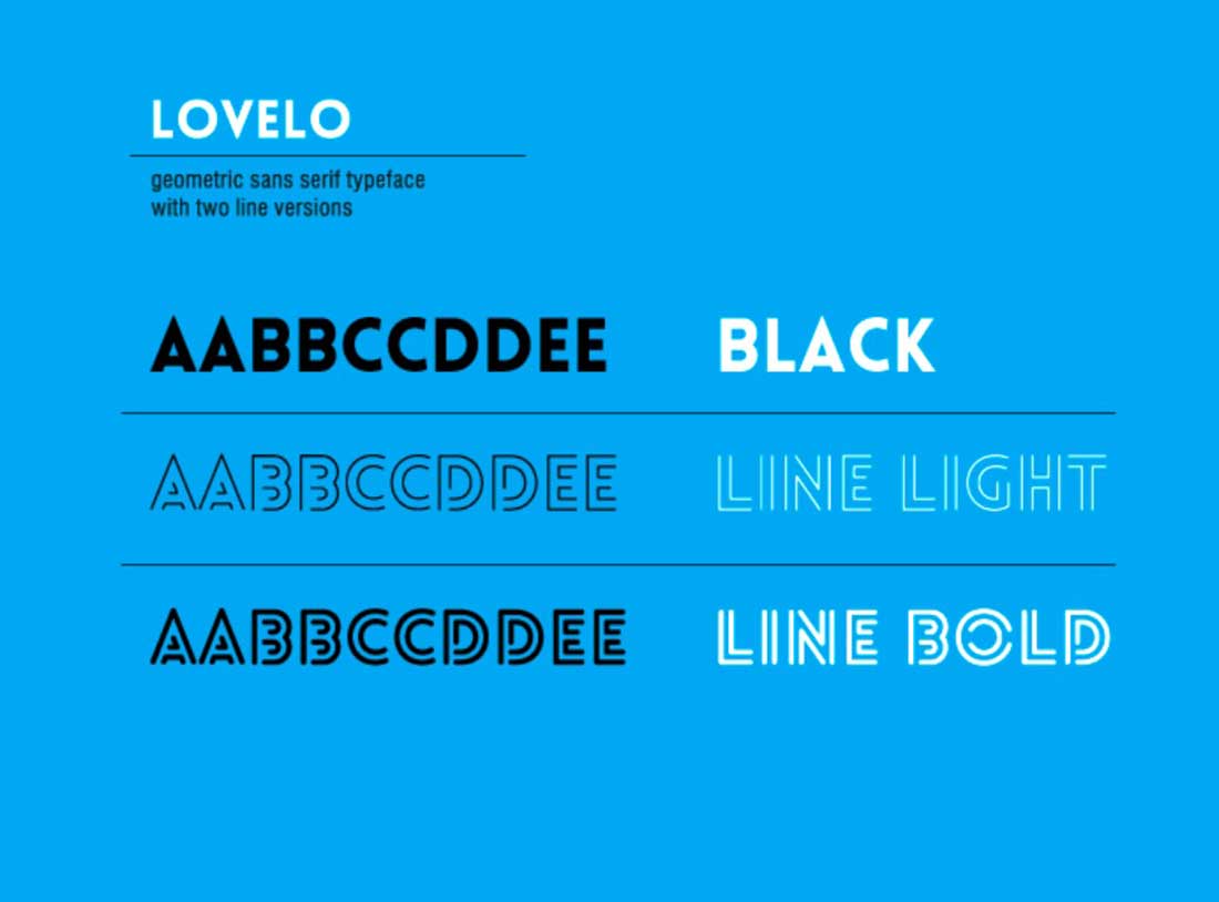 22 Lovelo Free Elegant Font