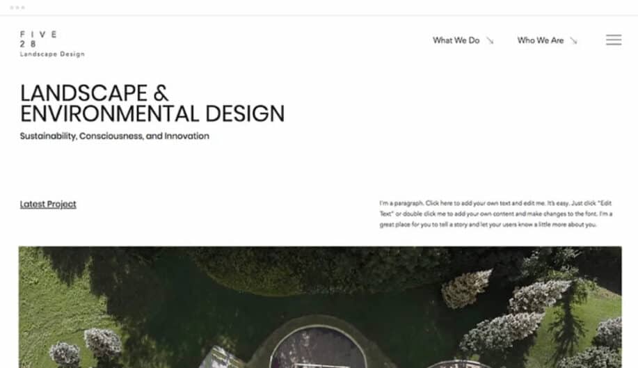 Landscape Architecture Firm Template