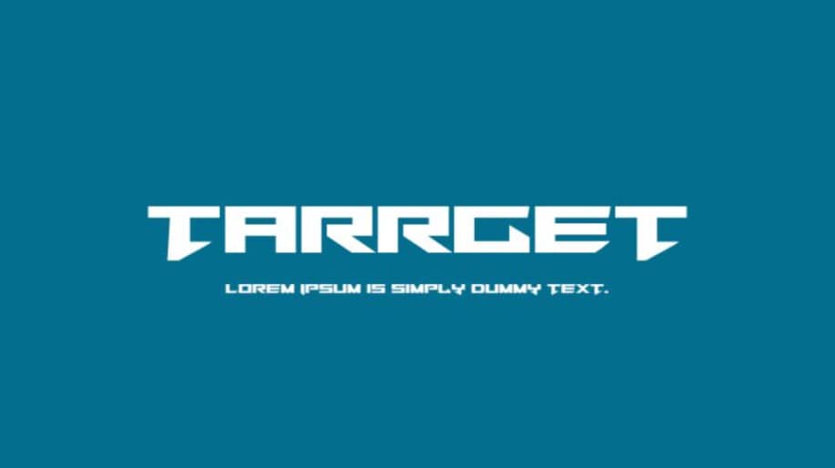 Tarrget Font