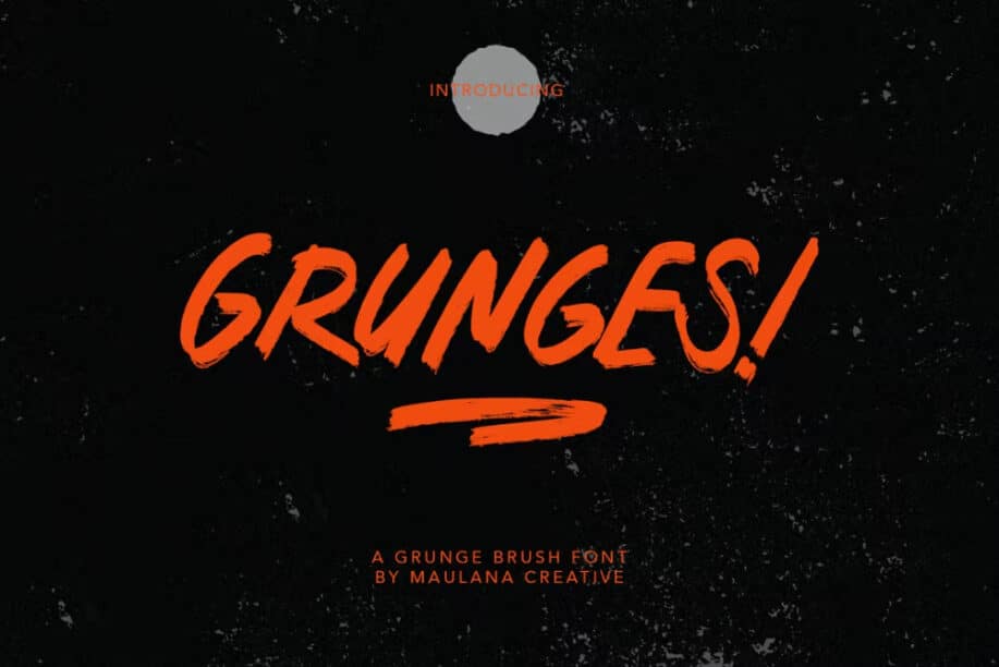 Grunges Grunge Brush Font