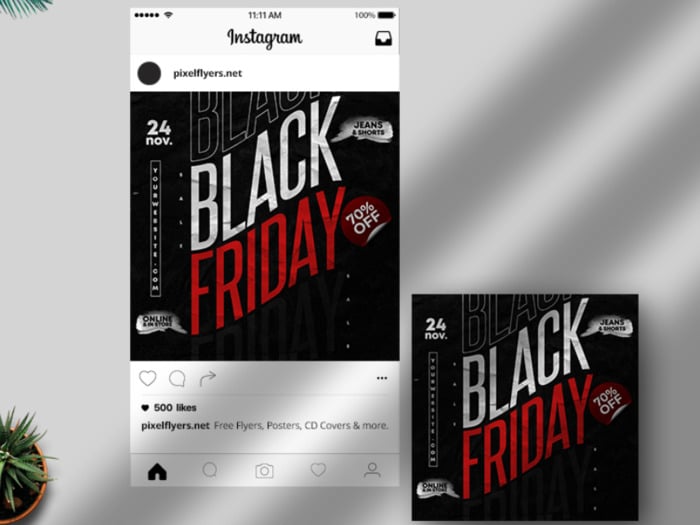 Black Friday – Instagram Banner Template