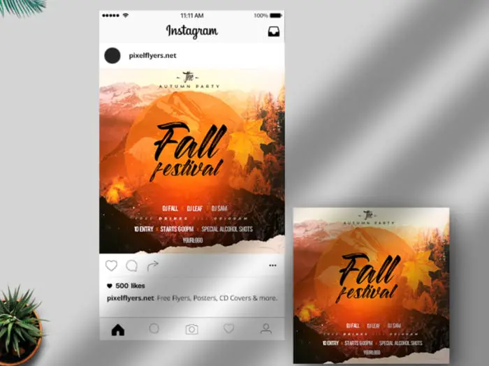 Fall Festival – Instagram Banner Template