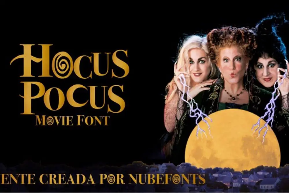 Free Cinematic Fonts for Videos: Hocus Focus