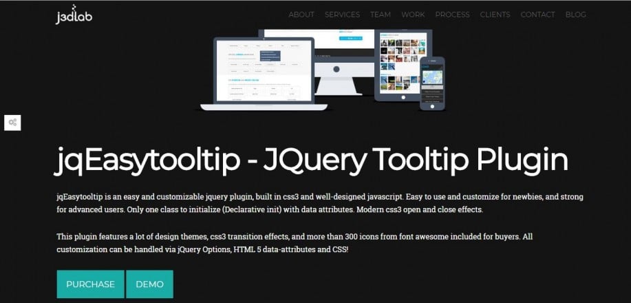 jqEasytooltip WordPress Plugin