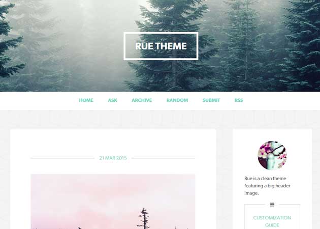 40 Rue Tumblr Theme