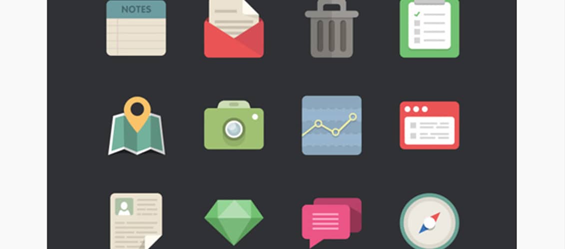 48 Free Flat Icons