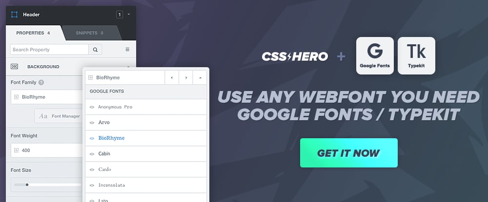 CSS Hero WP Plug-in