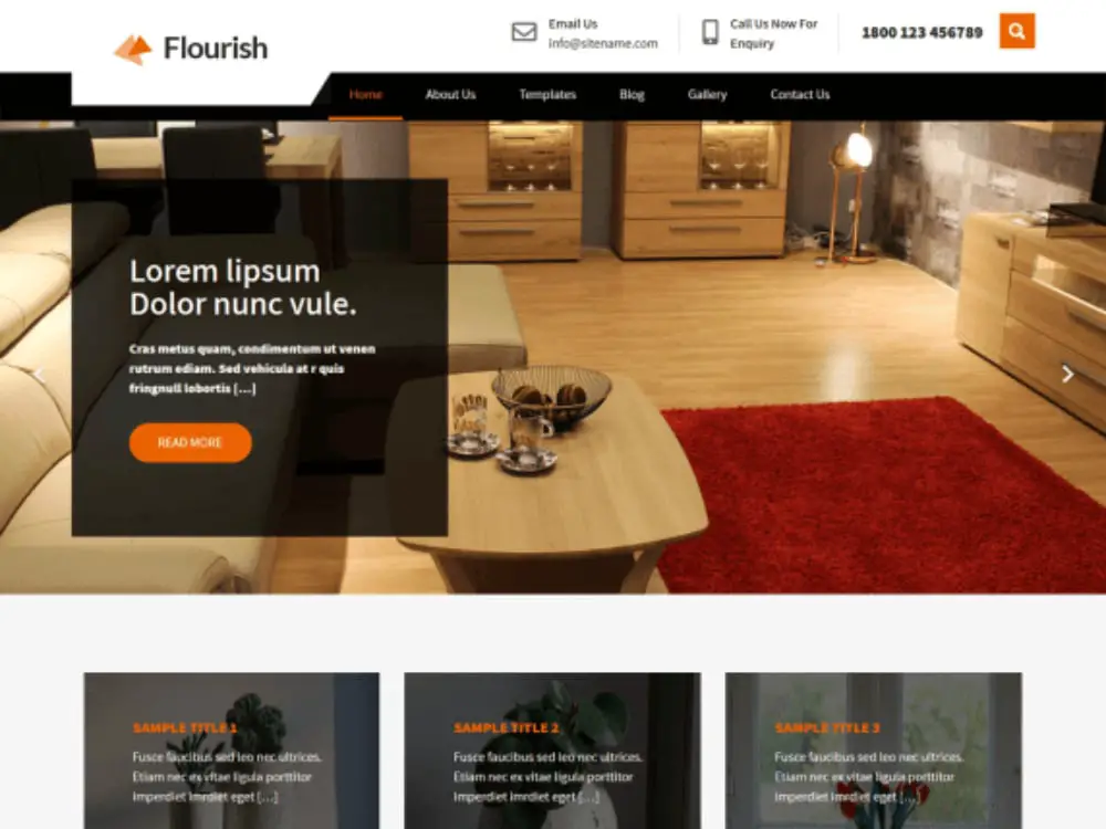 Flourish Lite Furniture Store Theme