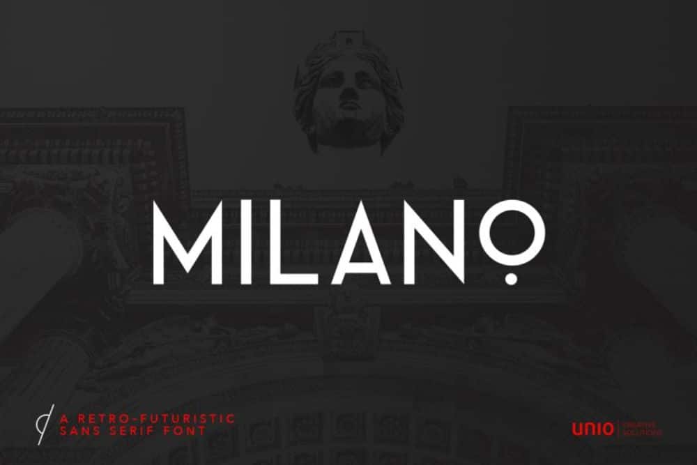 Best Fonts for Brochures & Flyers: Milano