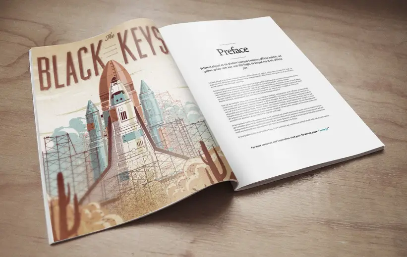 Magazine Mock-Up PSD Freebie