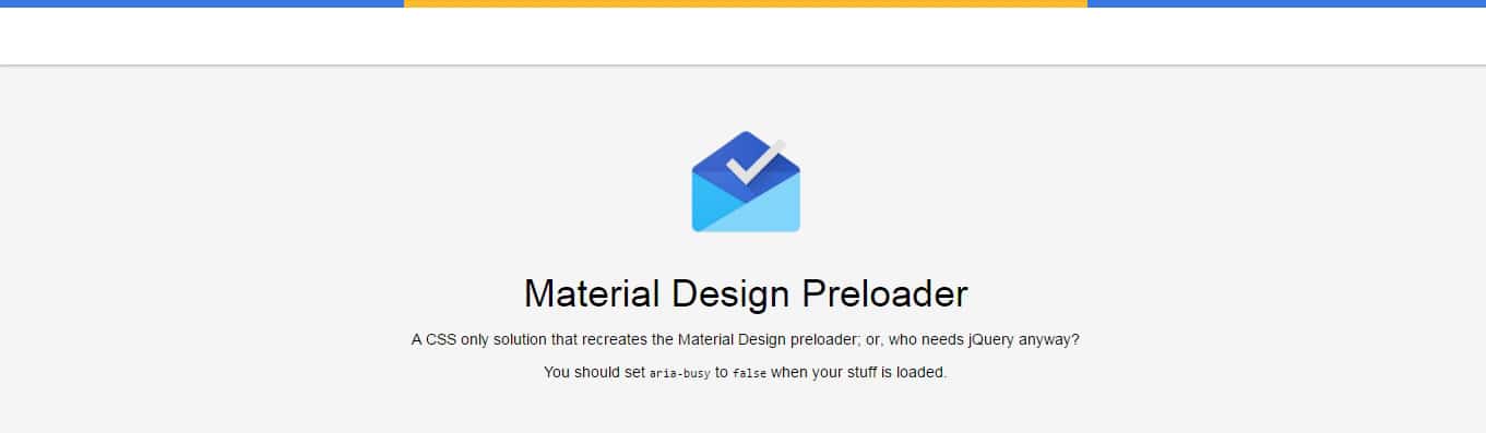 Material Design Preloader