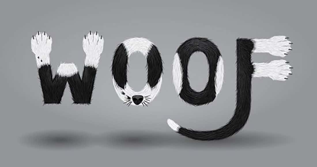 6 Create a Furry Calligram