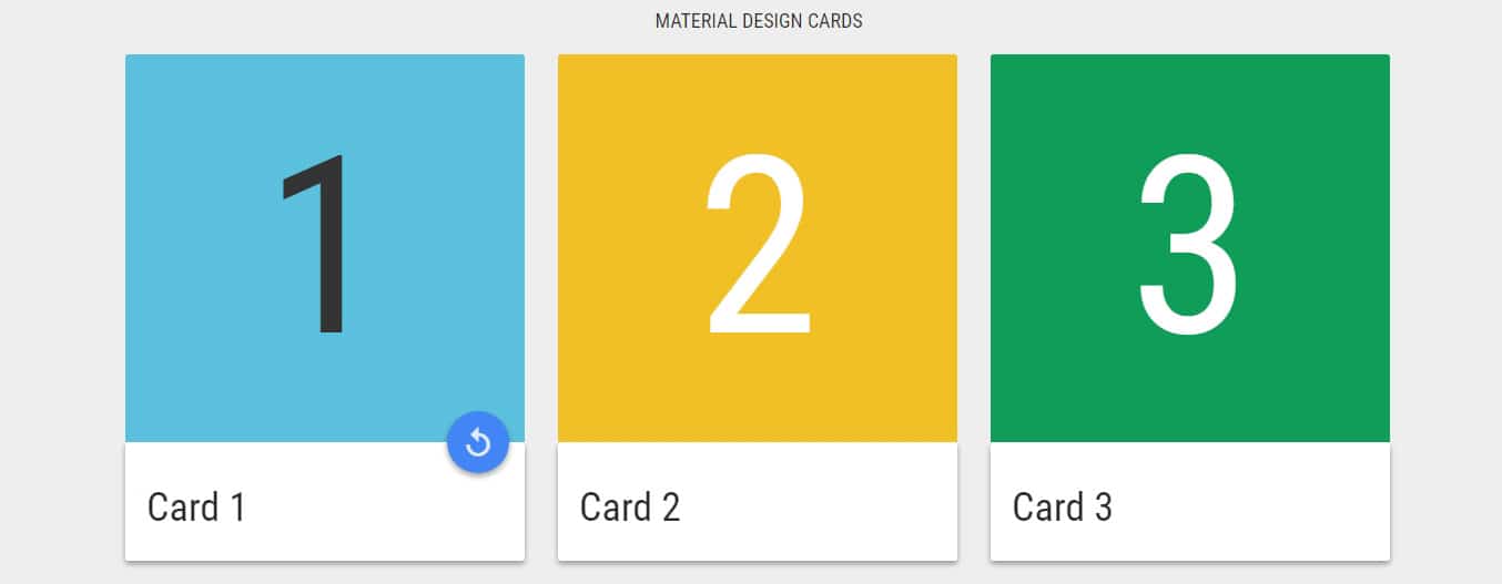 Flipping Material Design Cards