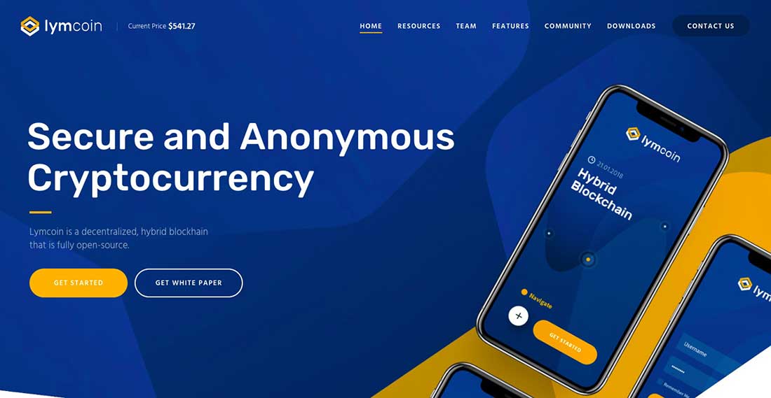 7 Lymcoin | Cryptocurrency & ICO WordPress Theme