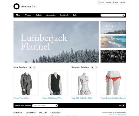  Magento Clothing Ecommerce Website Templates