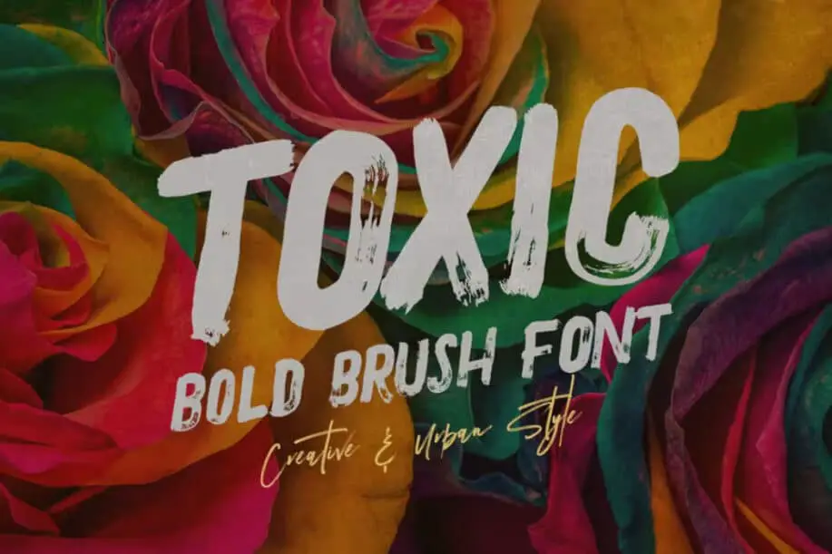 Toxic Brush & Grunge Font