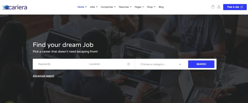 Best Job Board WordPress Themes of 2021: Cariera