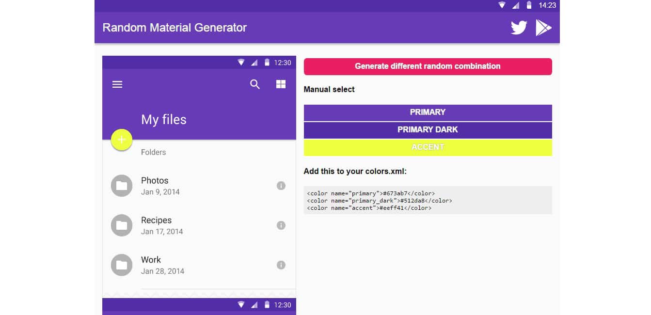 Random Material Generator