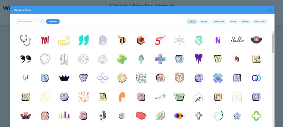 Wix Logo Maker Step by Step Tutorial: Replace Icon