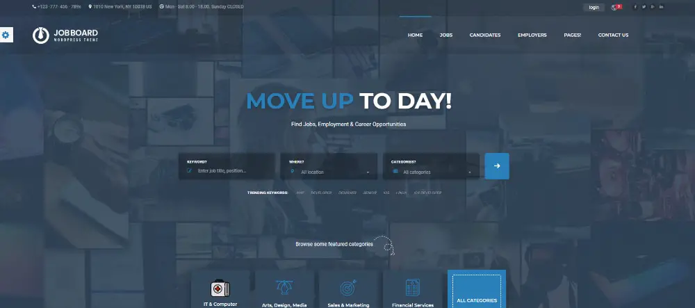 Best Job Board WordPress Themes of 2021: InJob