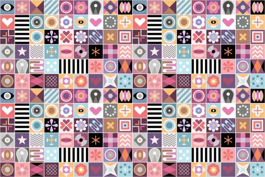 Abstract Geometric Pattern Set