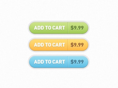 Add to Cart Buttons Free PSD