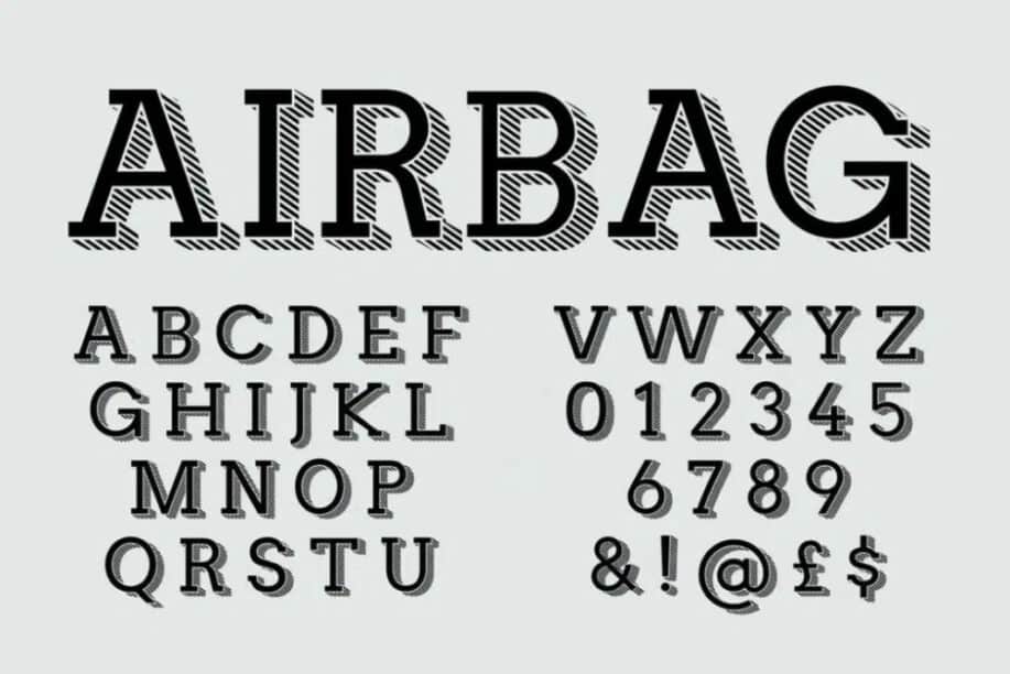 Airbag Font