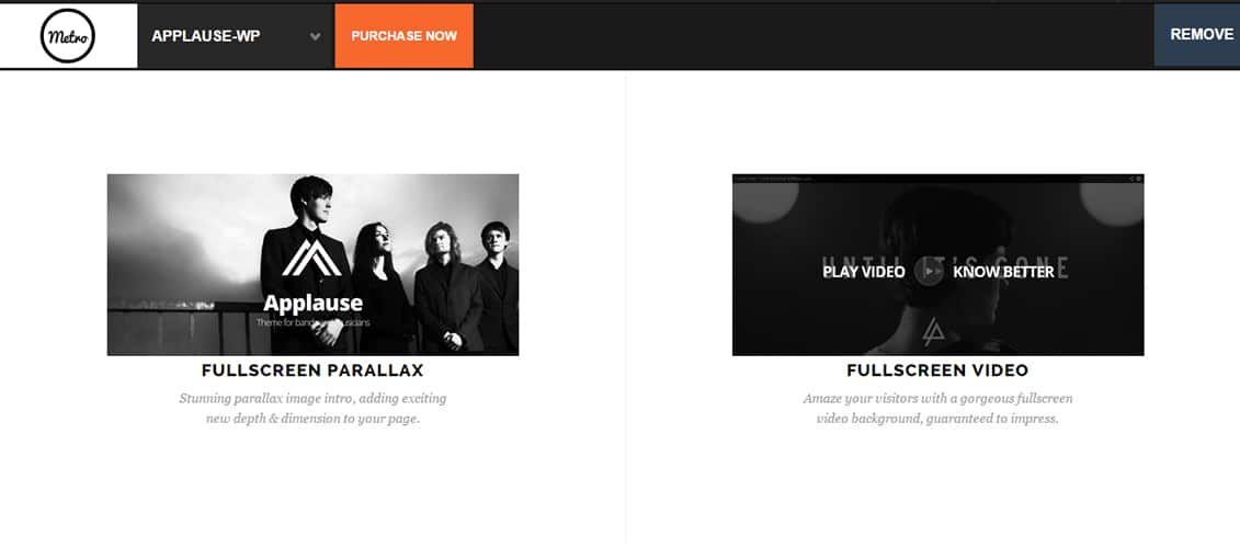 Applause -One-Page Responsive Music & DJ WP Theme