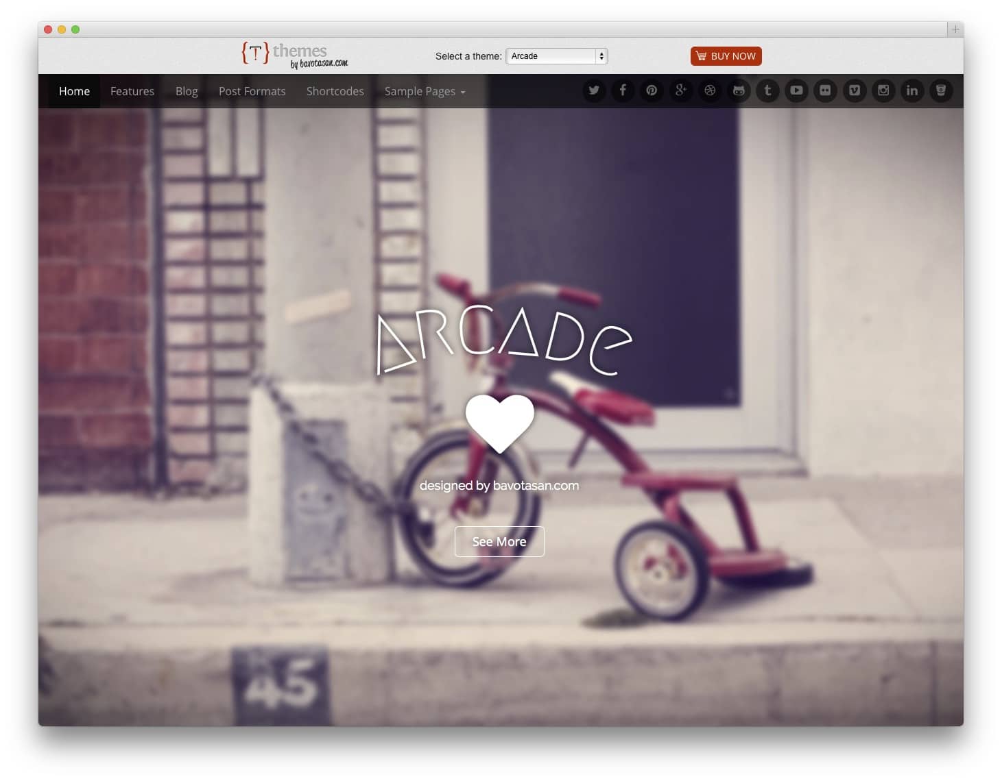 Arcade Basic Free Bootstrap WordPress Themes