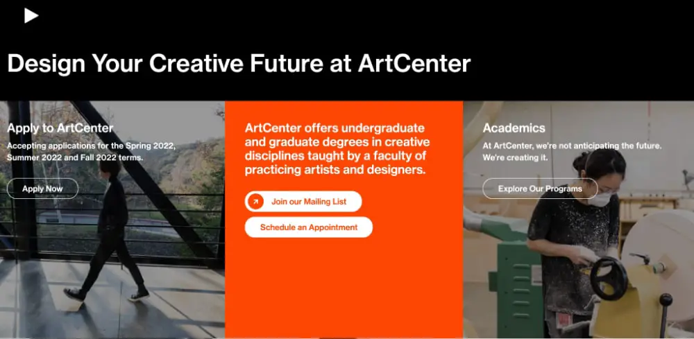 ArtCenter College of Design - 10 Best Graphic Design Schools in the USA