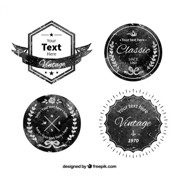 Free Vector Badges