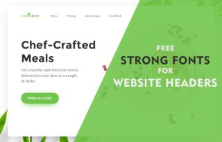 Free Strong Fonts for Website Headers