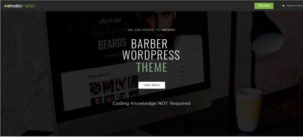 Barber - WordPress Theme for Barbers & Hair Salons