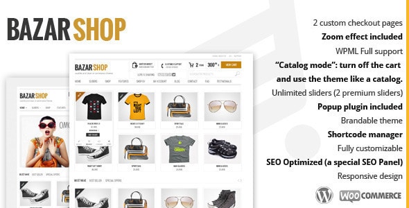 Bazar Shop WooCommerce Website Template