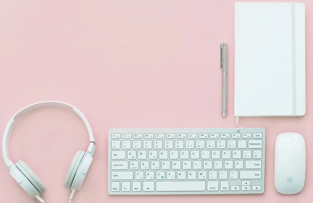 Blogger's desk