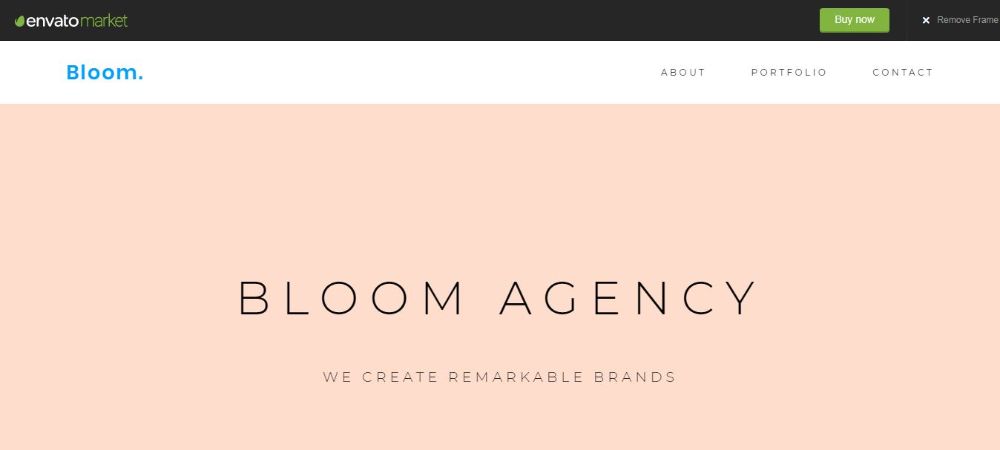 Bloom Portfolio HTML Template