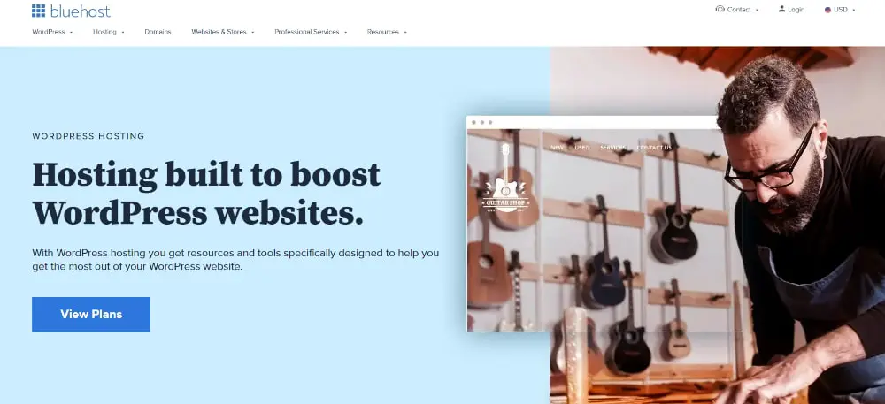 BlueHost - WordPress & Standard Cloud Hosting