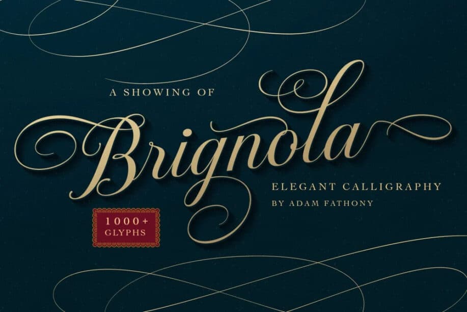 Brignola Elegant Calligraphy