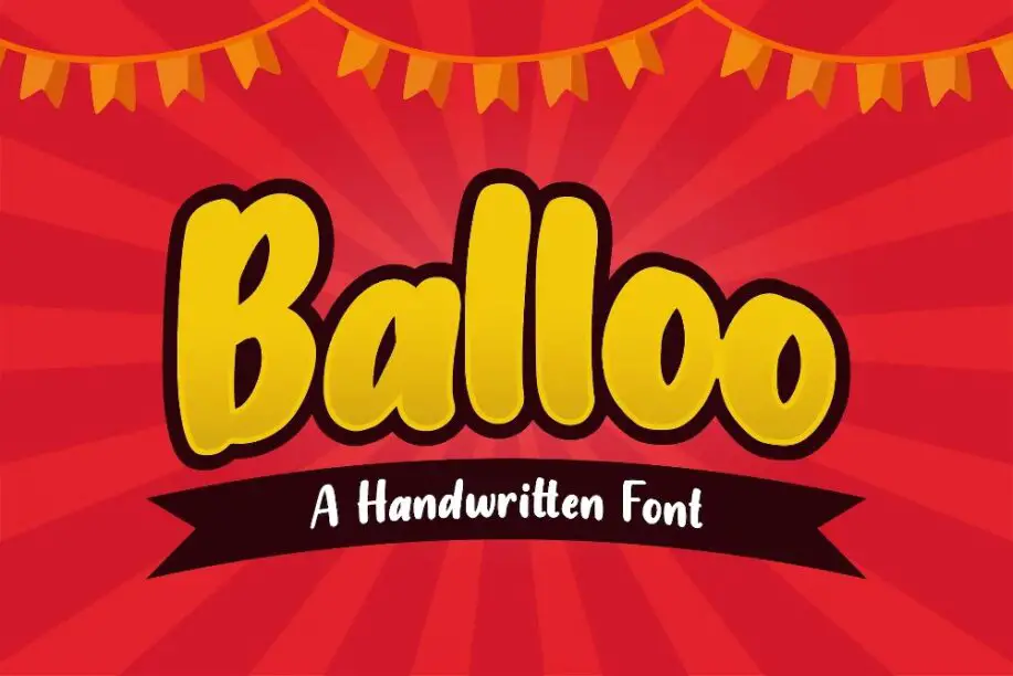 Handwritten Bubble Font