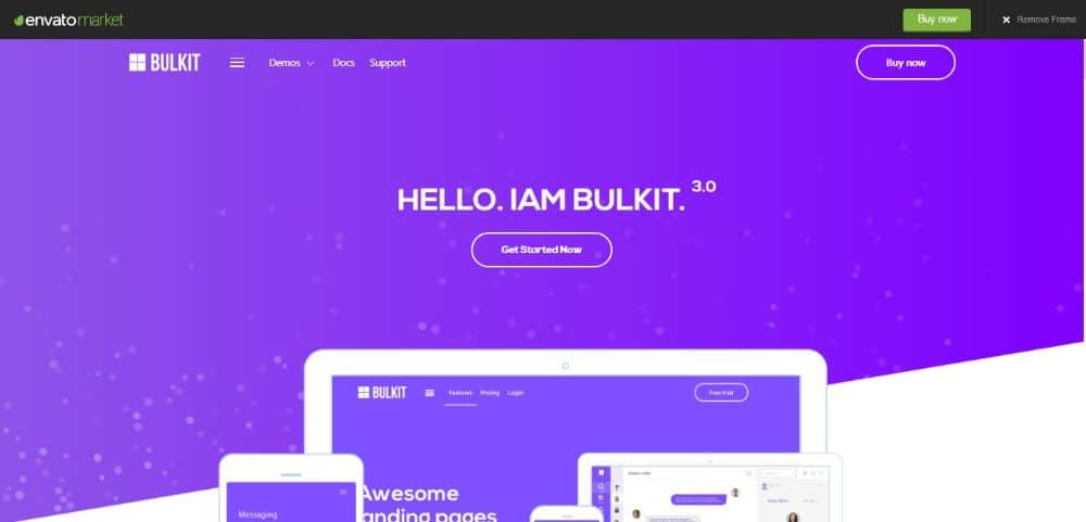 Bulkit - Saas Landing Pages