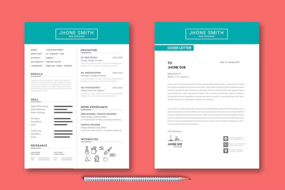 CV Resume for Web Designers