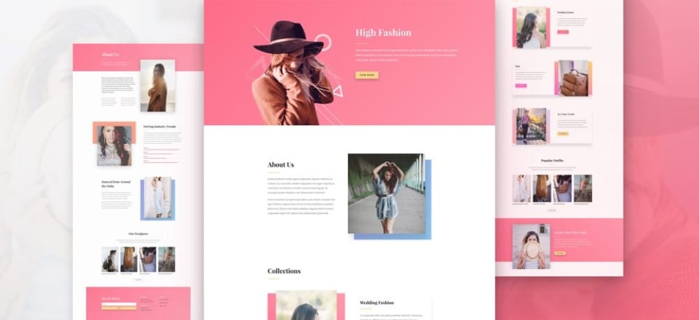 Apparel Brands WordPress Themes: Divi - Fashion Theme