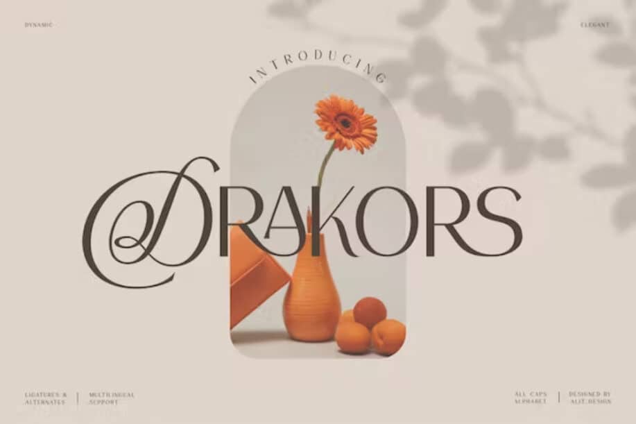 Drakors Elegant Font