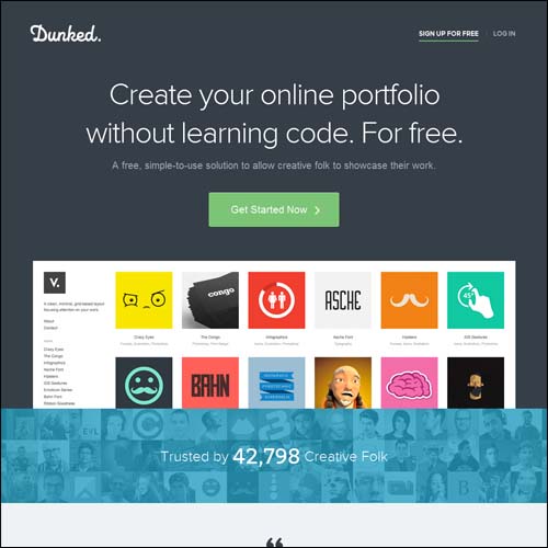 Dunked Website Builder