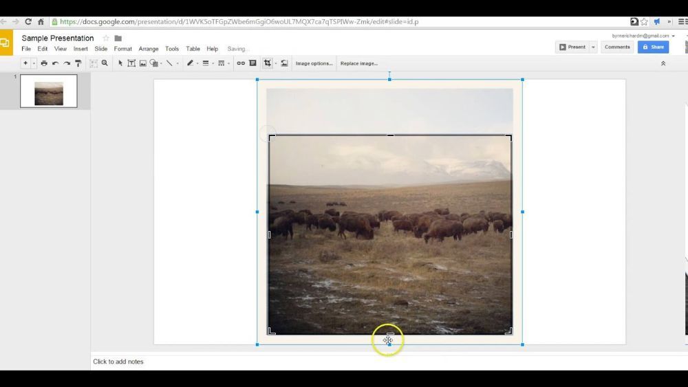 Editing In Google Slides