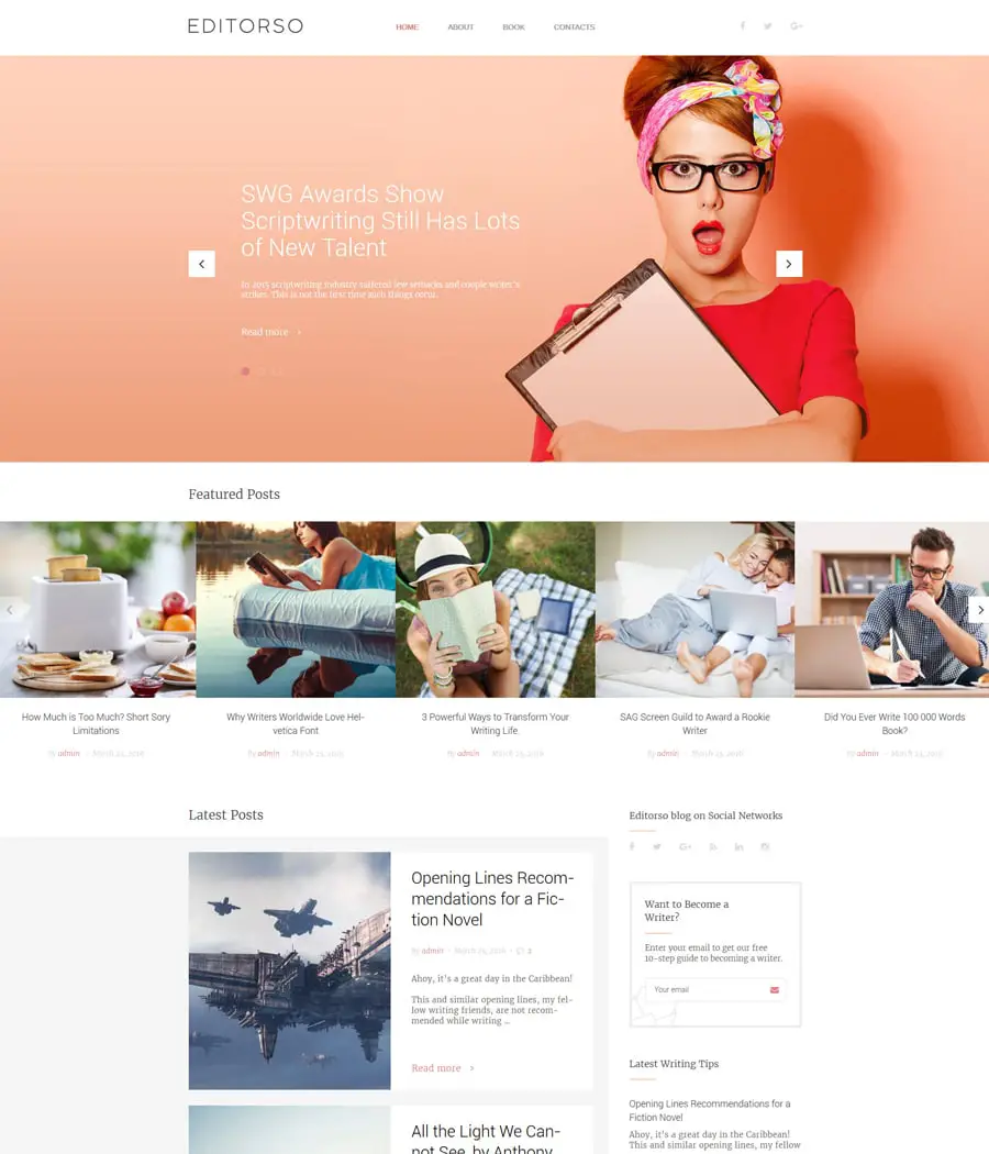 editorso-gpl wordpress theme