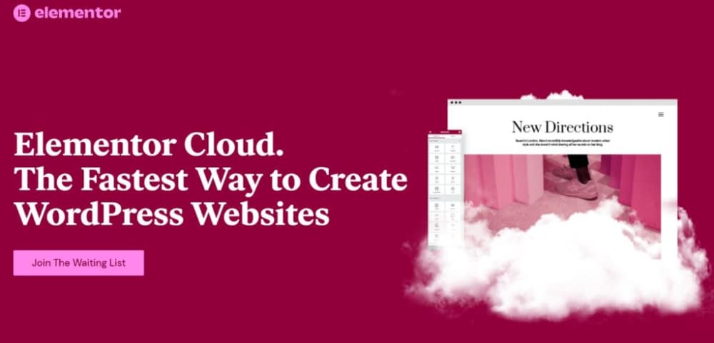 Cloud WordPress Host: Elementor